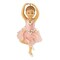Northlight 34861514 5 in. Pretty Ballerina Girl with a Tutu Christmas Ornament, Pink